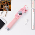 Wired Selfie Stick with Rearview Mirror – Extended 78 cm Reach