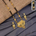 Traditional Mangalsutra Set – Elegant Grand Pendant & Matching Earrings