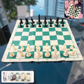 Portable Chess Set – Big, Foldable, Travel-Friendly Vinyl Board