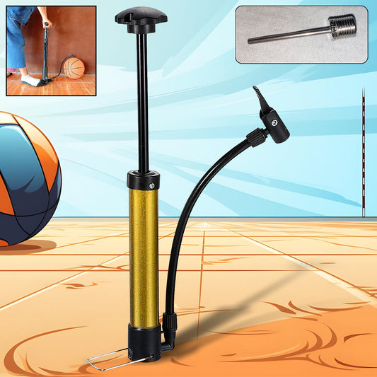 Mini Hand Air Pump – Portable Metal High-Pressure Inflator for Sports (1 Pc)