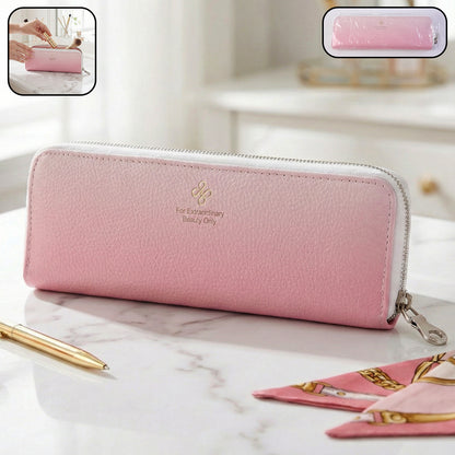 Premium makeup brush storage pouch with zip