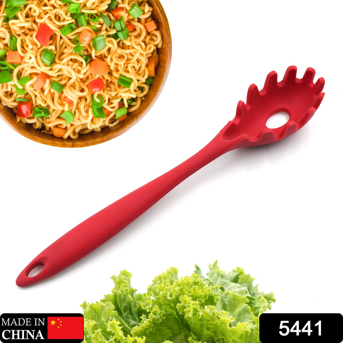 Pasta Fork Silicone Cookware Spaghetti Strainer Server Spoon no Hurt The Pot High Temperature Resistant Nonslip.