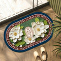 Absorbent Bath Mat – Quick-Dry Anti-Slip Floral Design | Mist & Relax