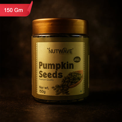 Nutwave Premium Quality Pumpkin Seeds – Healthy & Nutrient-Rich Superfood (150 gm)