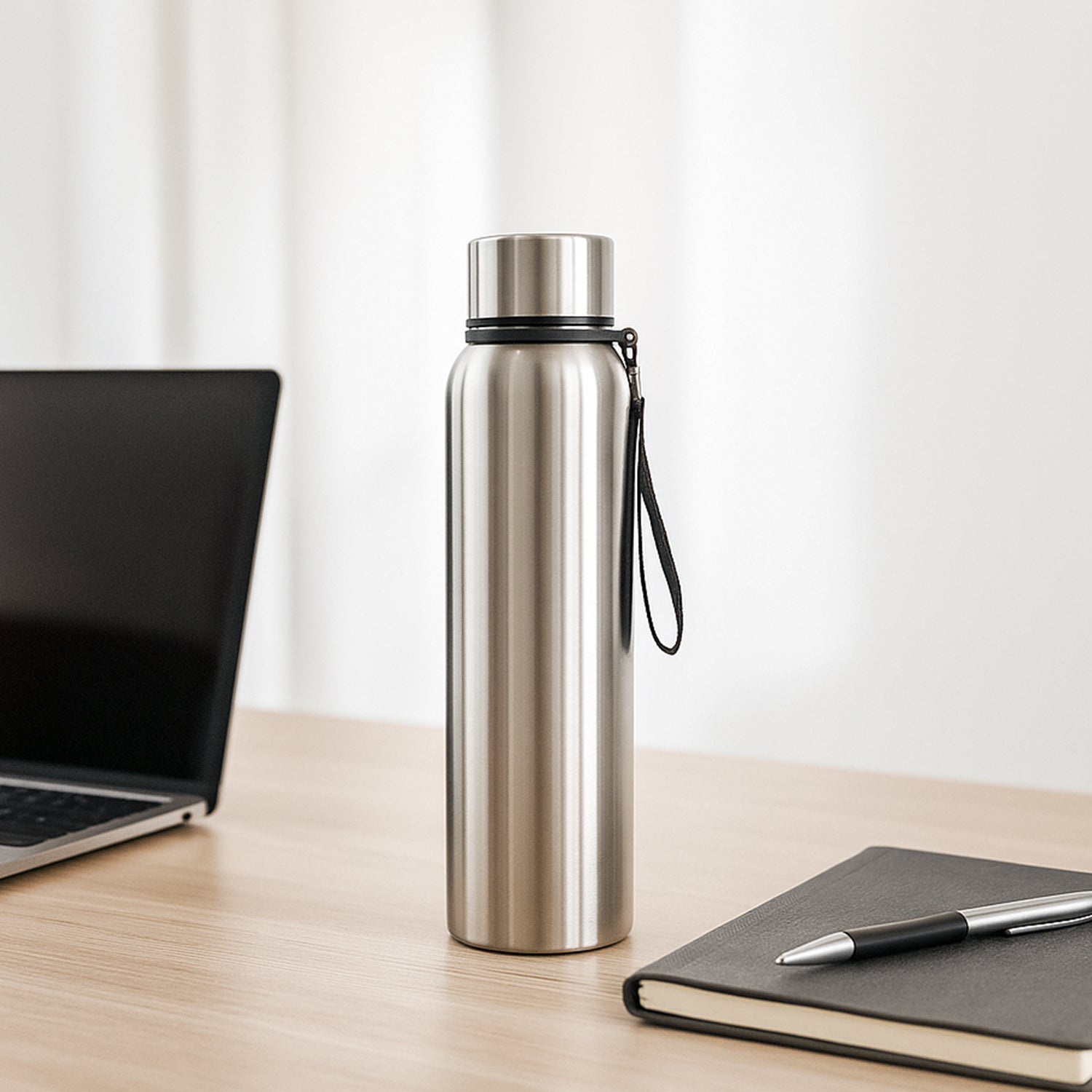 Nekza Stainless Steel Vacuum-Insulated Drink Water Bottle (1000 ML)