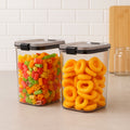1200 ML Airtight Food Storage Container Set – 2 Piece Durable Plastic