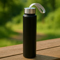 Portable Stainless Steel Water Bottle – 250ml Leakproof with Strap