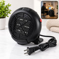 Compact Electric Room Heater with Temperature and Timer Controls (1 Pc With 2 Plug Pin)