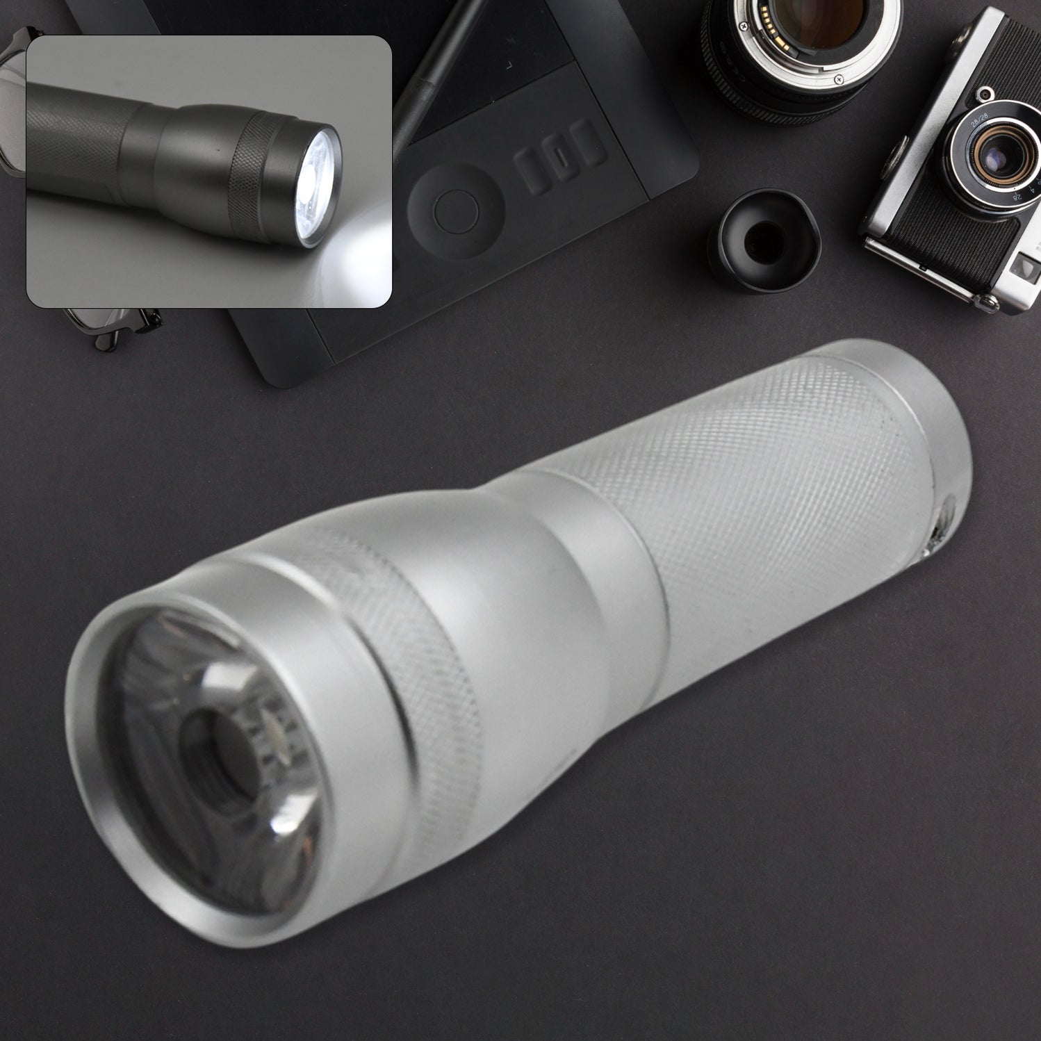 Portable Mini Torch / Flashlight LED Powerful High Lumens Pen Light Ea