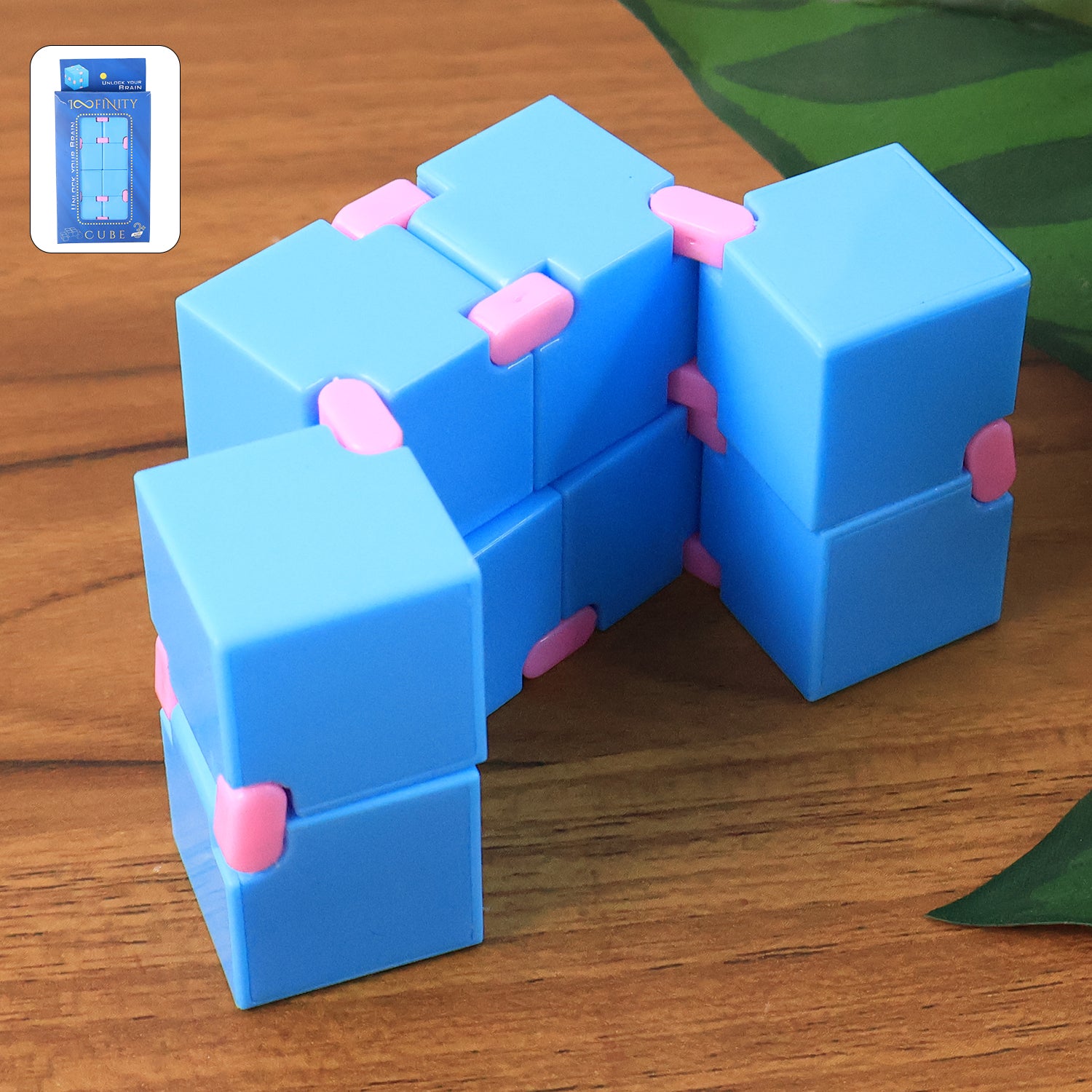 Infinity Cube Fidget Toy Stress Relief Hand Puzzle for Kids & Adults 1 Pc