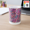 Crystal Round Pen Stand – Stylish Transparent Desk Organizer