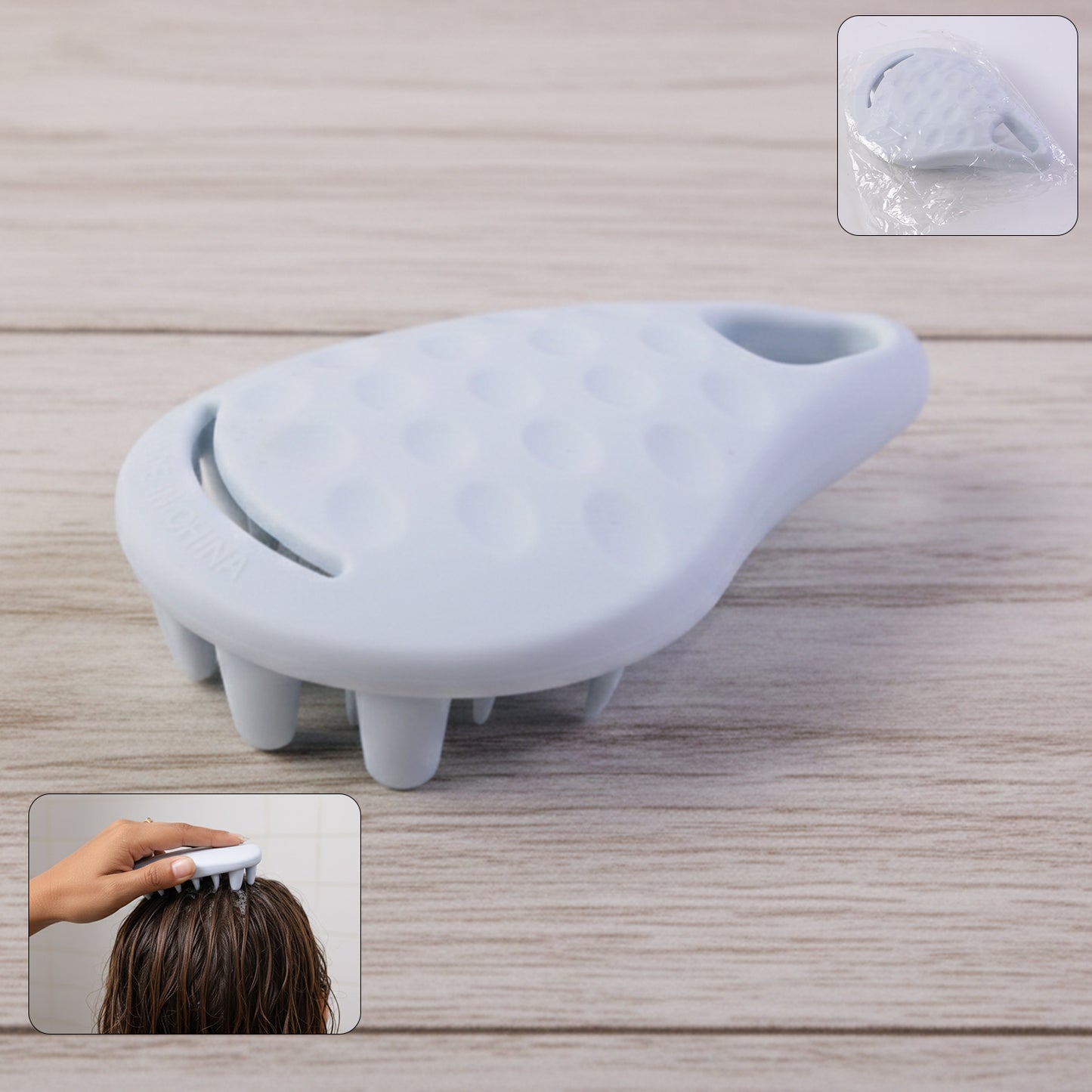 Premium silicone scalp massager shampoo brush