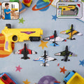 Air Battle Plane Launcher Toy – Safe Foam Glider Set for Kids