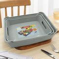 Plastic Storage Tray Set of 3 – Multi-Purpose Organizer | Organivo