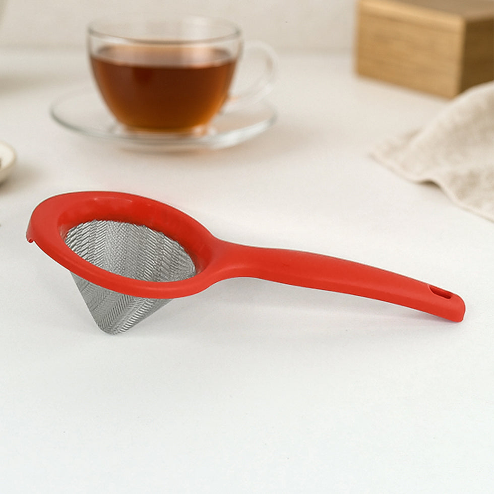PLASTIC TEA STRAINER WITH STEEL NET PLASTIC TEA STRAINER WITH STEEL NET