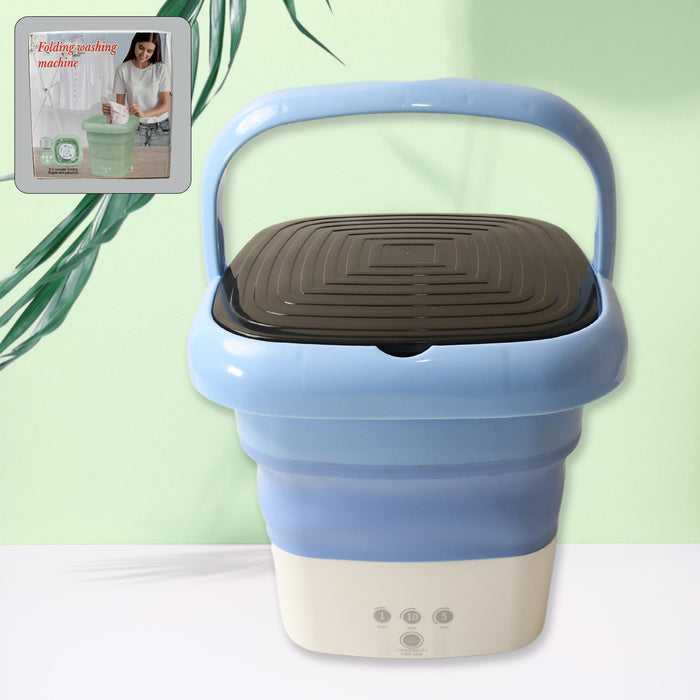 Folding Washing Machine, Mini Portable Washing Machine, Deep Cleaning, Mini Foldable Washing Machine, Suitable For Socks, Underwear, Baby Clothes & Other (1 Pc)