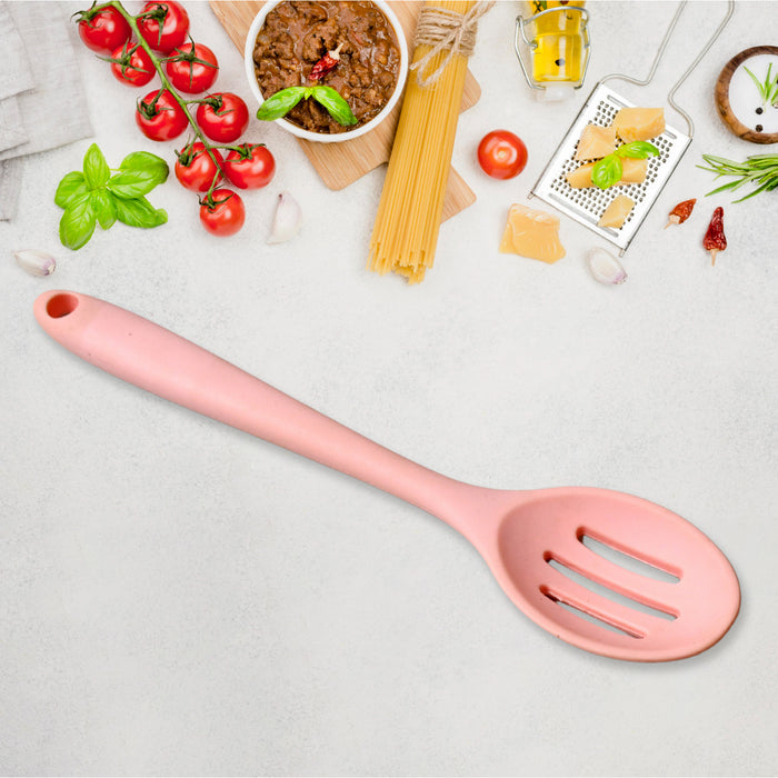Multipurpose Silicone Spoon, Silicone Basting Spoon Non-Stick Kitchen Utensils Household Gadgets Heat-Resistant Non Stick Spoons Kitchen Cookware Items For Cooking and Baking (1 Pc)