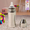 Stainless Steel Baby Feeding Bottle – 250ml Durable & Anti-Colic