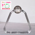 ABS Towel Ring Holder – Unbreakable Square Wall Mount | BathNova