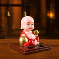 Solar Buddha Car Ornament – Moving Head Dashboard Decor | PowerXpert