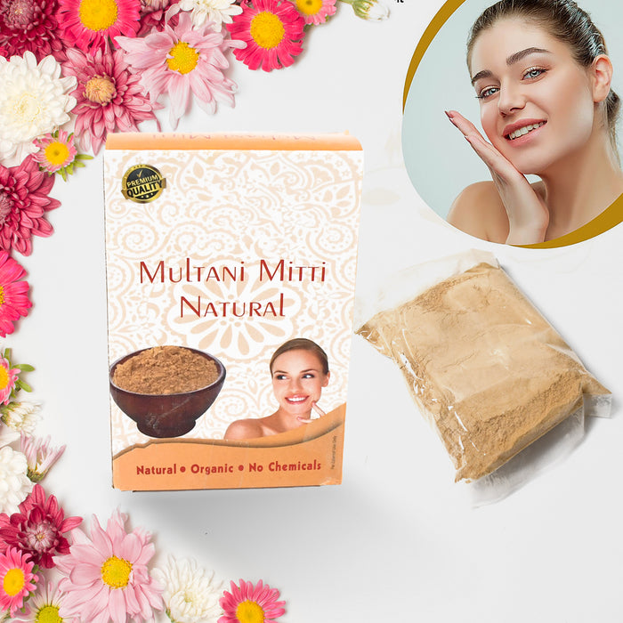 80gram Herbal Tan Removing Multani Mitti Face Pack For Skin Care Age Group