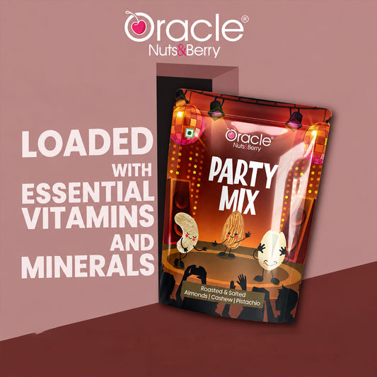 Party Mix Premium Crunchy Blend of Nuts and Savoury Snacks for Party Sharing (200g)