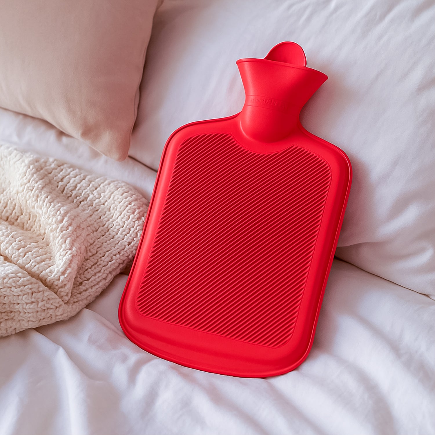 Rubber Hot Water Heating Bag for Pain Relief (Large)