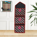 Foldable Hanging Organizer – 3 Pocket Wall Holder | Indo Glow