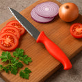 Serrated Kitchen Knife – Sharp, Ergonomic Stainless Steel Blade
