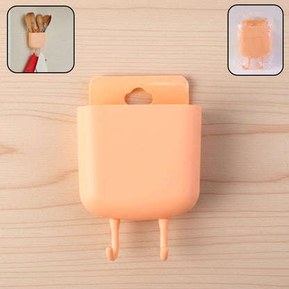 Closet wall organizer pocket