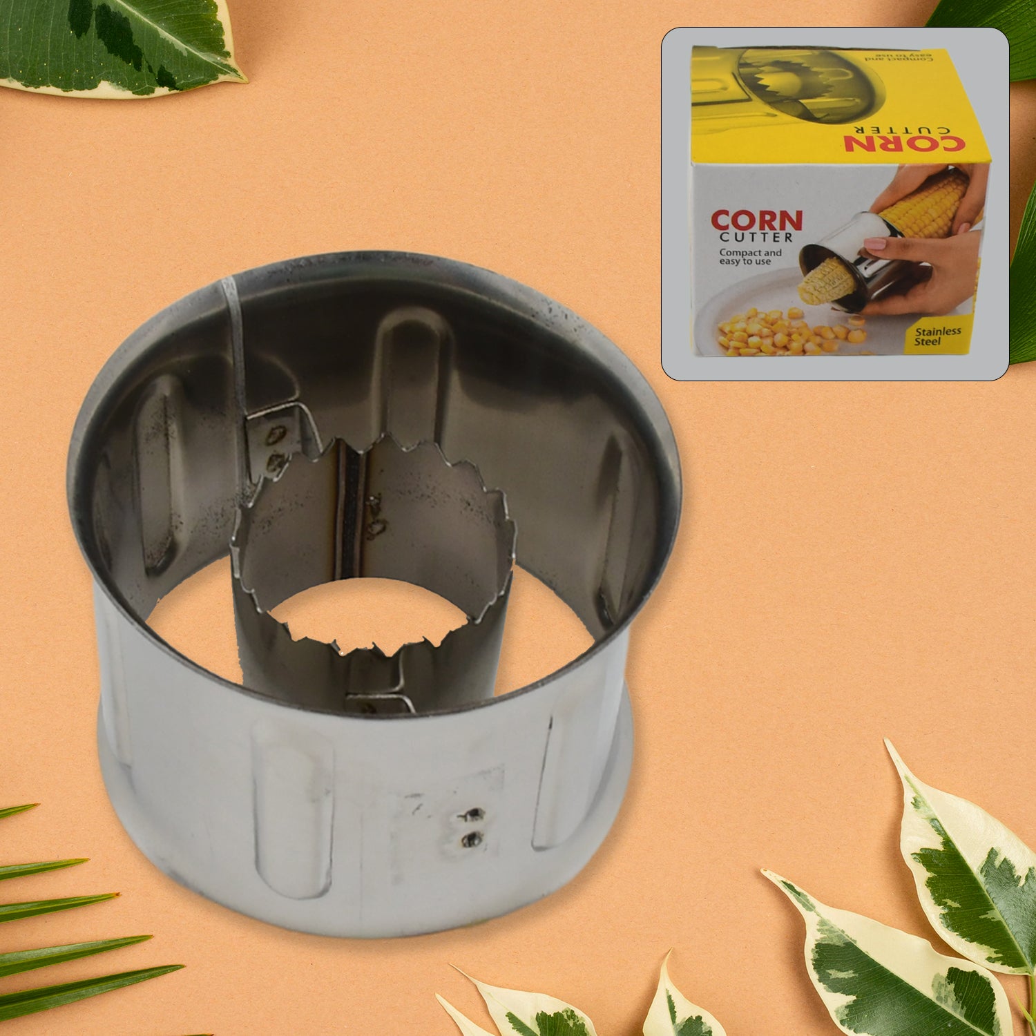Stainless Steel Corn Cutter Stripping Tool for Kitchen | DeoDap