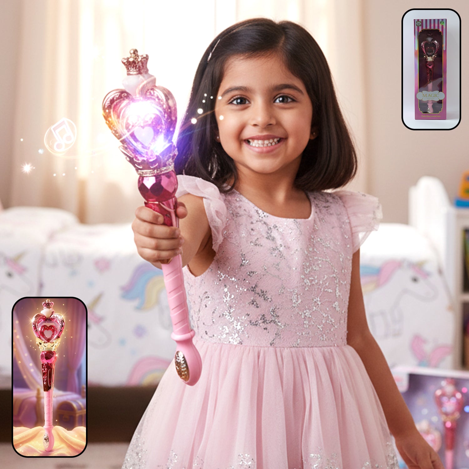 Flashing Light Princess Wand Toy