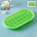 Oval Silicone Ice Cube Tray – Easy Release & Odor-Free Storage
