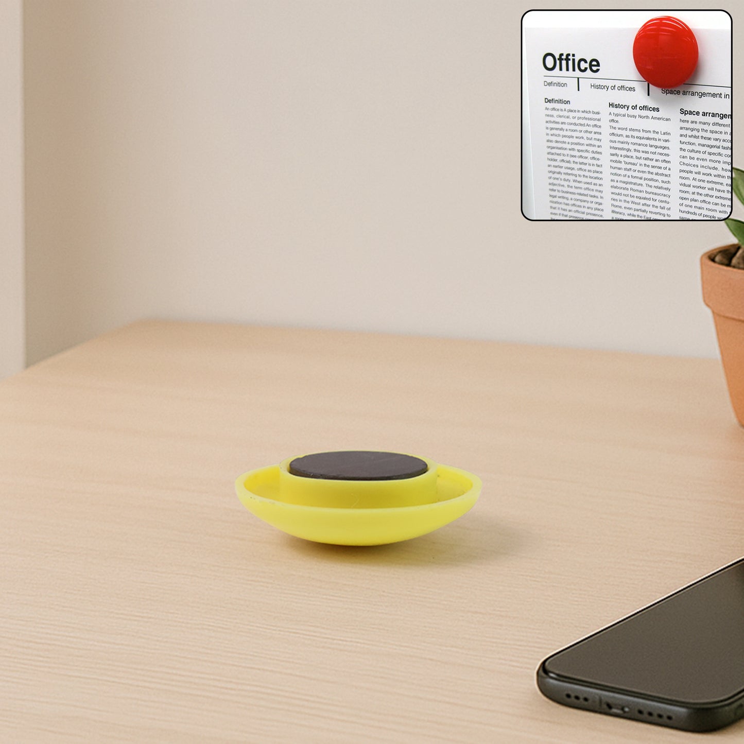 Grip Point Yellow Board Magnets