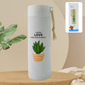 Glass Water Bottle – Leakproof 450ml for Outdoor Sport