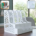 Desk Organizer File Holder – Vertical Multipurpose Workspace Storage
