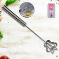 Stainless Steel Handy Churner – Manual Whisk for Lassi & Eggs