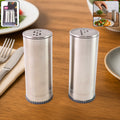 Stainless Steel Salt and Pepper Shaker Set – Durable & Stylish 2 Pc