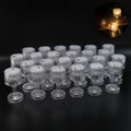 LED Crystal-Effect Table Lamps – Set of 24 Decorative Lights