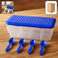 Airtight 4-Section Storage Container – Spice Jar with Spoons | Tidy Table