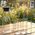 Plastic Water Jug and Glass Set – Durable, Lightweight Drinkware