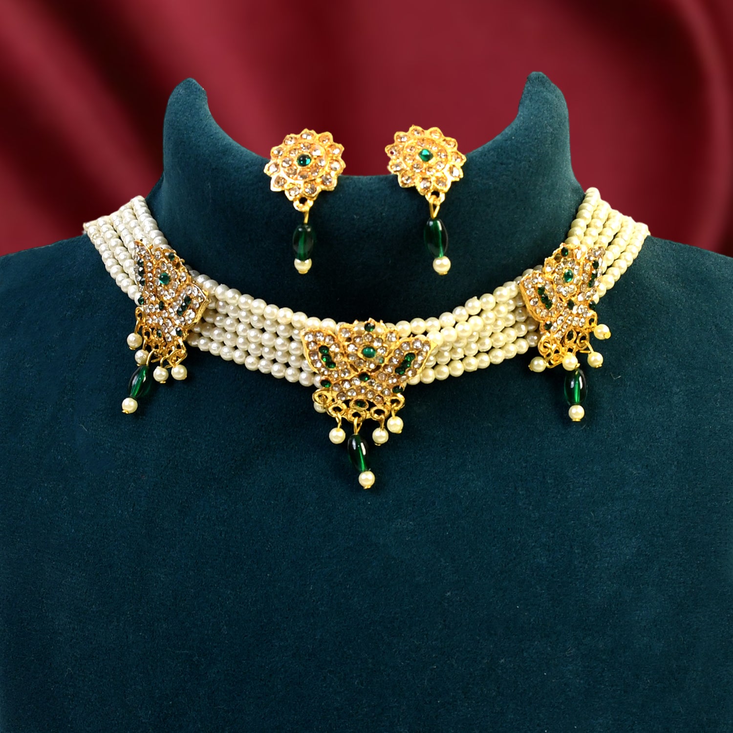 Chik Moti Necklace Set – Sophisticated and Everlasting Beauty