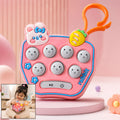 Cute Cartoon Music Push Button Toy Keychain – Light & Portable Fun