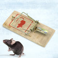 Wooden Mouse Trap – Durable, Reusable Pest Control Snap Trigger