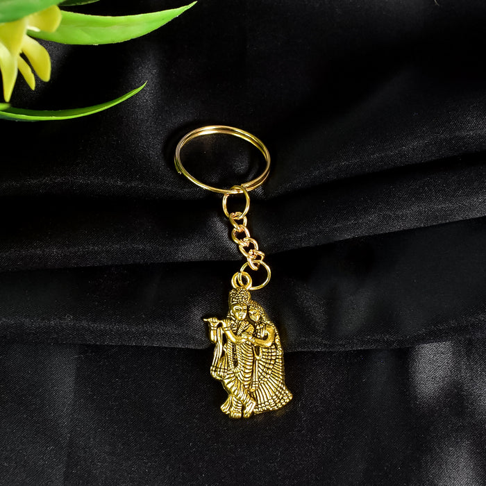 Radha Krishna Divine Keychain – Symbol of Love and Spiritual Unity