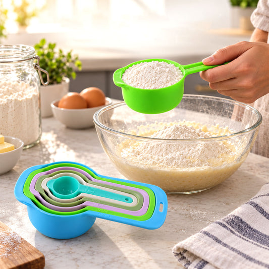 Plastic Measuring Spoons – 6-Piece Set | Bake & Dwell