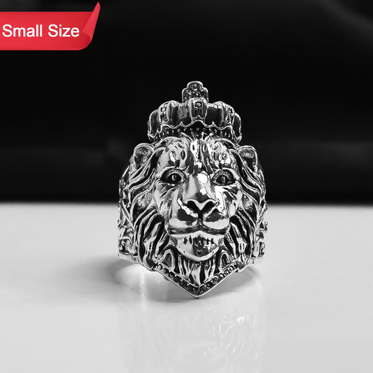 Majestic Silver color King Lion Ring