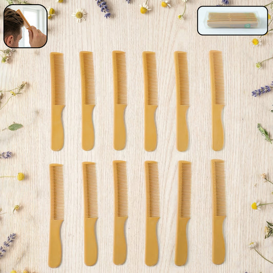 professional plastic hair styling comb set 12 pc