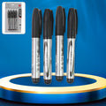 Black Marker Set – 4 Pcs for School & Office | ScribbleJoy