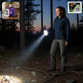 Rechargeable LED Laser Torch – High Power Long Range Emergency Light